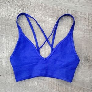 Lululemon blue sport bra size 2